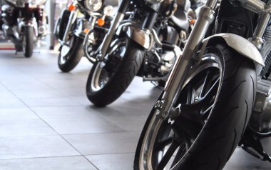 Özel helikopter motosiklet motosiklet Mağazanın showroom