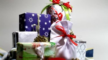 Noel hediyeler ve presents renkli kutular ve Kasalar