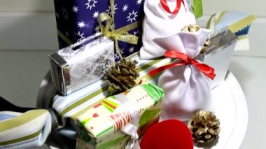 Noel hediyeler ve presents renkli kutular ve Kasalar