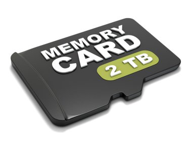 Mikroskop bellek oyun kağıdı, Önden Görünüm 2 Tb. 3d