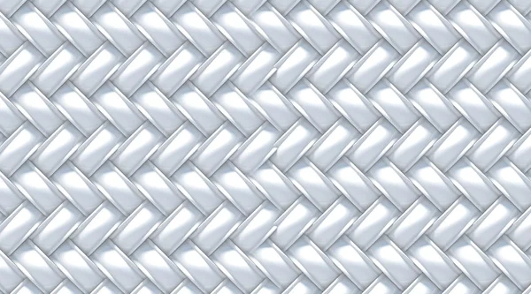 Bílé, šedé pozadí abstraktní dlaždic. 3D — Stock fotografie
