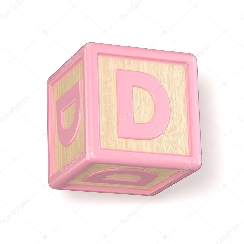 pink alphabet blocks