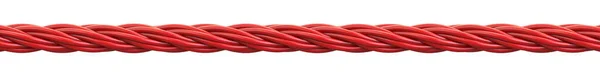 Червона Мотузка Ілюстрація Ізольована Білому Тлі — стокове фото