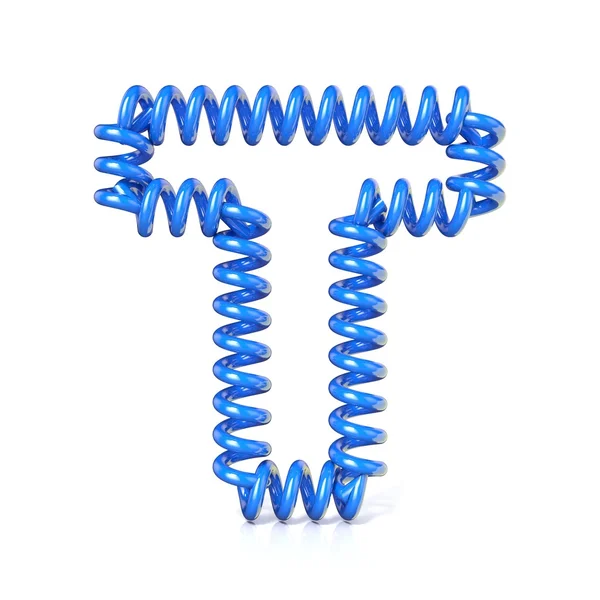Primavera, espiral letra cable colección letra - T. 3D — Foto de Stock