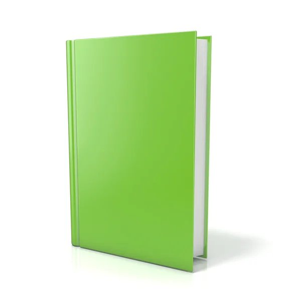 Libro verde. Rendering 3D — Foto Stock