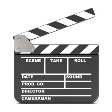 Film Klaket, açıldı. 3D render