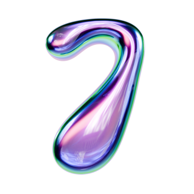 Sıvı metal yazı tipi numara 7 SEVEN 3D resimleme siyah arkaplan izole