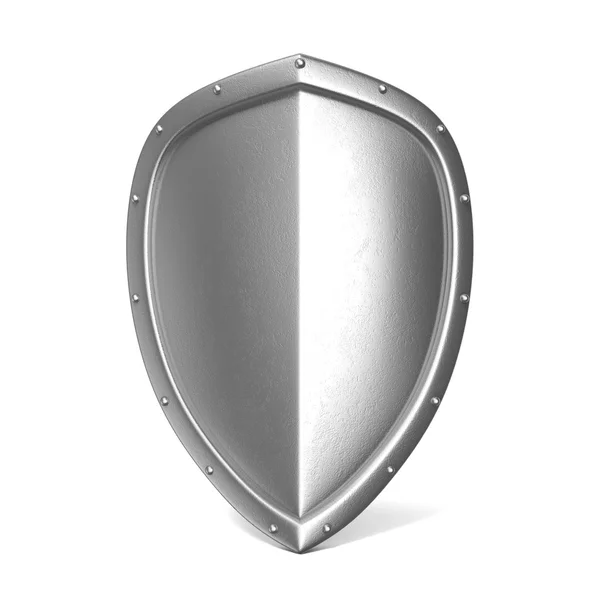 Metal shield. 3D render — Stock Photo, Image