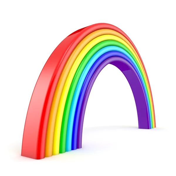 Rainbow. Side view. 3D — Stock Photo, Image