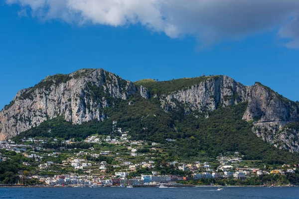 Ilha Italiana Capri Golfo Nápoles Dos Resorts Mais Famosos Mundo — Fotografia de Stock
