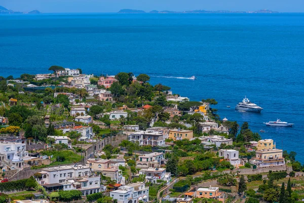 Ilha Italiana Capri Golfo Nápoles Dos Resorts Mais Famosos Mundo — Fotografia de Stock