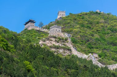 Pekin 'in ünlü Çin Seddi' nin bir parçası.