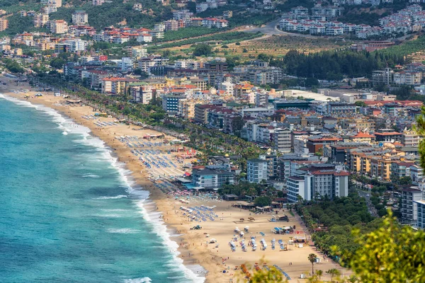 Praia Cidade Cleópatra Cidade Turca Resort Alanya — Fotografia de Stock