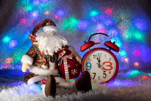 Toy Santa Claus Bag Kinship Gifts — Stock Photo, Image