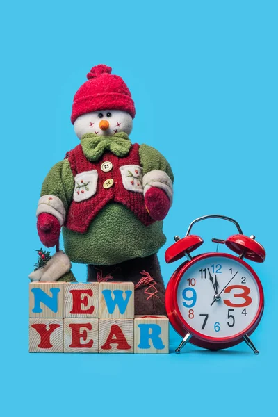 Toy Snowman Christmas Decorations — Stock Photo, Image