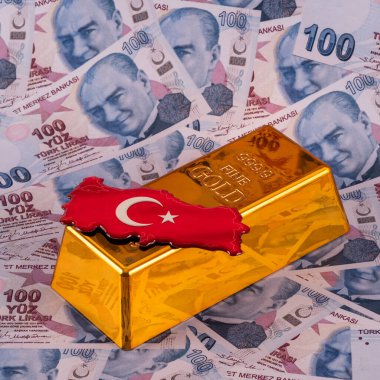 100 lira banknota karşılık bir altın külçesi