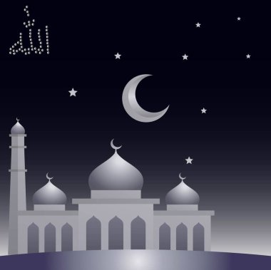 Müslüman vektör çizimi için 