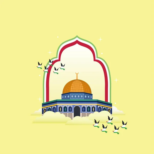 Free Palestine Background Vector Design Illustration — Stock Vector