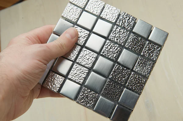Texture piastrelle di mosaico texture bagno mosaico al pavimento della cucina e le pareti sono utilizzati per riparare i locali, arredamento struttura di design . — Foto Stock