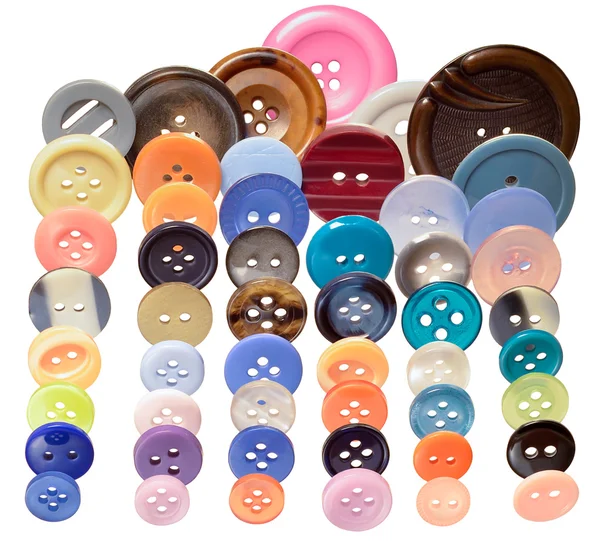 Botones de costura coloridos —  Fotos de Stock