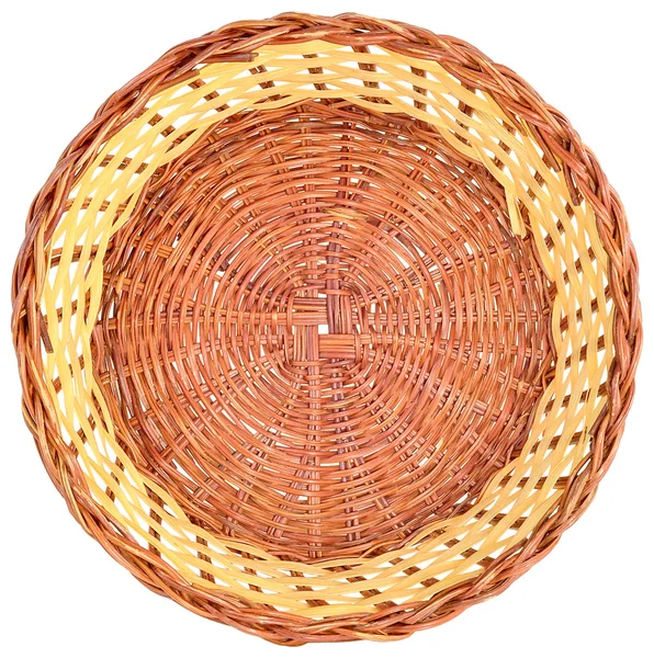 Wicker basket made of wicker — Stock Photo, Image