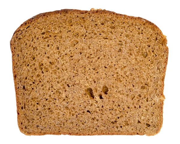 Stück Roggenbrot — Stockfoto