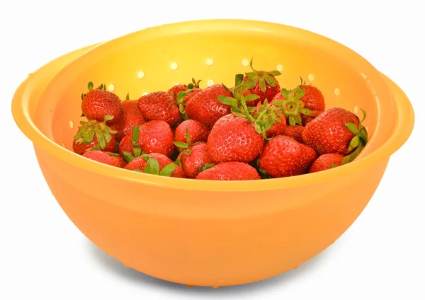 Strawberries in a bowl — Stock Photo, Image