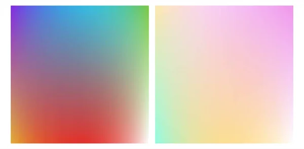 Fond Flou Coloré Fonds Écran Ensemble Deux Arc Ciel Papier — Image vectorielle
