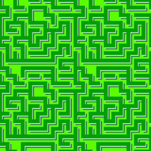 Labyrinthvektorrechteckform Maze Game Illustration Abstraktes Vektorhintergrunddesign Mit Labyrinth Mosaik Textur — Stockvektor