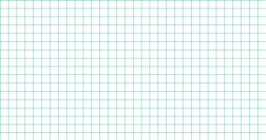 Mimari tasarım için boş kare ızgara grafiği. Beyaz kağıt arkaplanda tam sayfa kare grafik çizelgesi, not defterinin kağıt ızgara kare grafik çizgisi dokusu