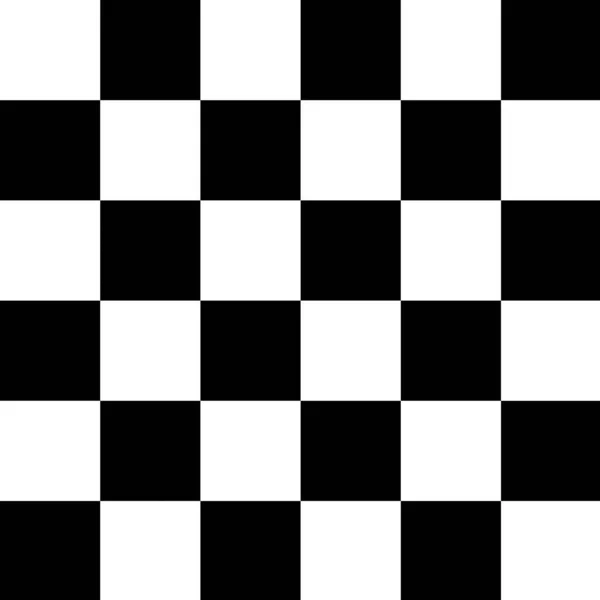 Zwart Wit Schaakbord Patroon Ontwerp — Stockvector