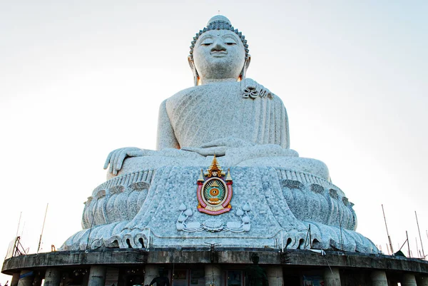 Monument Grote Boeddha Phuket Thailand Wit — Stockfoto