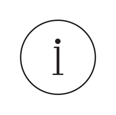 beyaz arkaplanda resim sembolü bilgi yardım simgesi simgesi çizmek