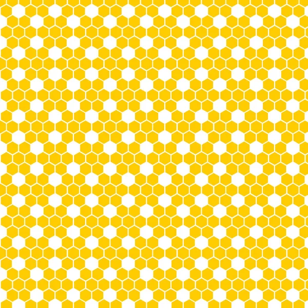Vector Inconsútil Patrón Geométrico Clásico Abstracto Forma Panales Amarillos Blancos — Foto de Stock