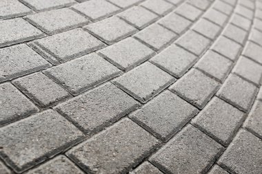 Asfalt parke taşı döşemesi