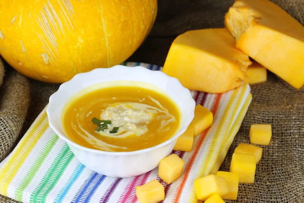 Calabaza naranja macro cosecha — Foto de Stock