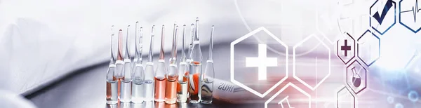Teste Tubos Com Drogas Testes Para Testar Vítimas Tratar Infectados — Fotografia de Stock