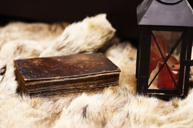 Eski kitap ve dünya masa başı kürkü, öğrenme ve eğitim kavramları.