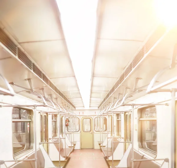 Subway Car Empty Seats Empty Subway Car — Stock Photo, Image