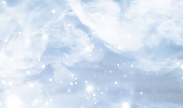 The sky is blue with clouds, beautiful by nature. Blue sky with white cloud