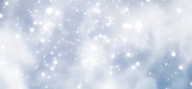 mavi kar yağışı bokeh arkaplan, soyut kar tanesi arkaplan bulanık soyut blu