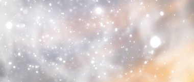 mavi kar yağışı bokeh arkaplan, soyut kar tanesi arkaplan bulanık soyut blu
