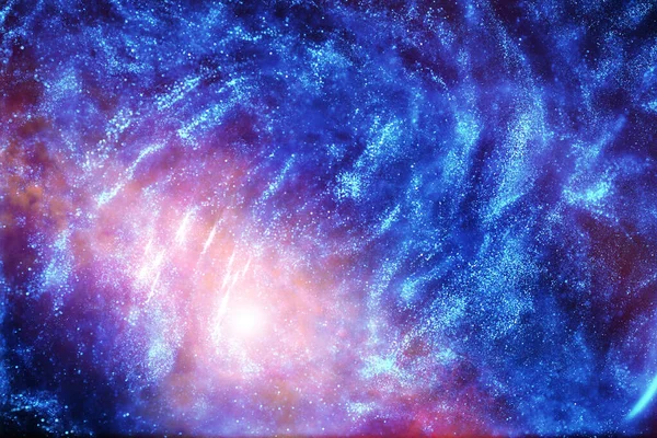 Astronomische Aufnahme Des Universums Einer Fernen Galaxie Mit Nebel Und — Stockfoto