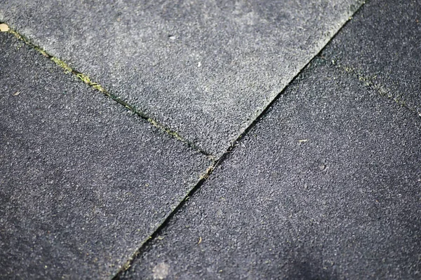 Серый Брусчатый Камень Пешеходная Дорожка Тротуар Крупным Планом Текстура Сверху — стоковое фото