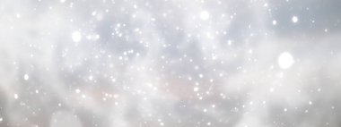mavi kar yağışı bokeh arkaplan, soyut kar tanesi arkaplan bulanık soyut blu