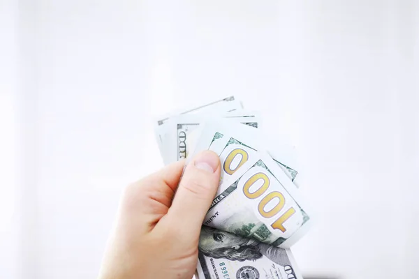 Készpénz Egy Nagy Halom Pénzügyi Háttér Papírpénz Bezárul Felülnézet — Stock Fotó