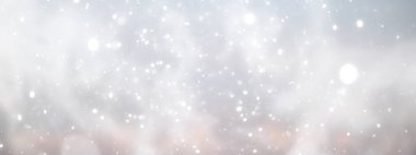mavi kar yağışı bokeh arkaplan, soyut kar tanesi arkaplan bulanık soyut blu