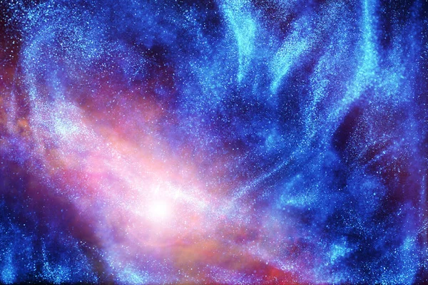 Fotografía Astronómica Del Universo Una Galaxia Distante Con Nebulosas Estrellas —  Fotos de Stock