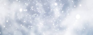mavi kar yağışı bokeh arkaplan, soyut kar tanesi arkaplan bulanık soyut blu