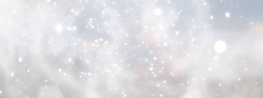 mavi kar yağışı bokeh arkaplan, soyut kar tanesi arkaplan bulanık soyut blu